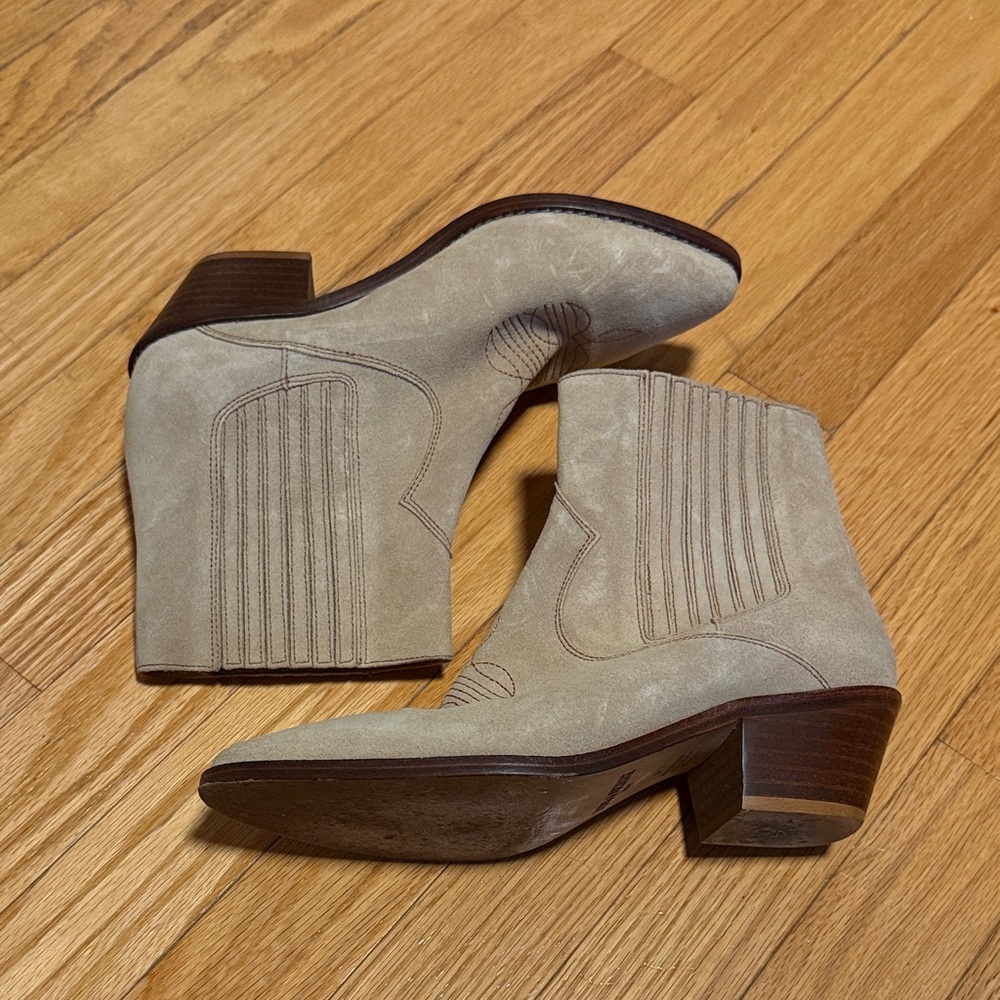 Zadig & Voltaire Beige Ankle Booties